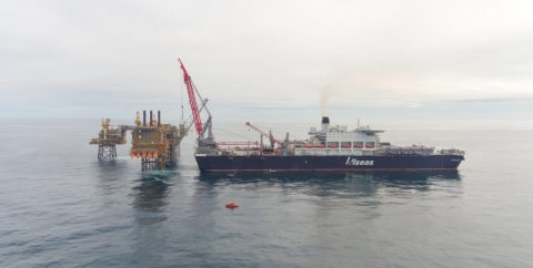 Allseas' Pioneering Spirit delivers 516-tonne unit to CNOOC's Buzzard platform