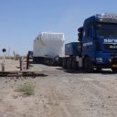 Sarens hauls heavy load from Kazakhstan to Uzbekistan