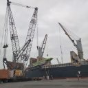Star Shipping discharging cargo at Karachi