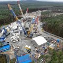 Sarens hauls tunnel drilling equipment in Poland