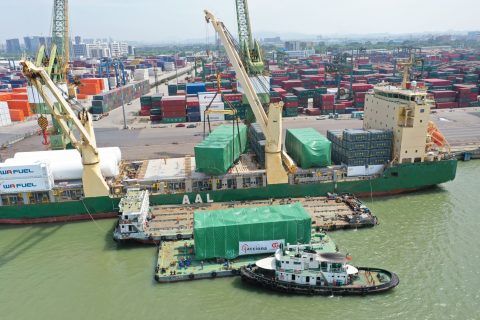 AAL ships project cargo for Australia's first WTE plant