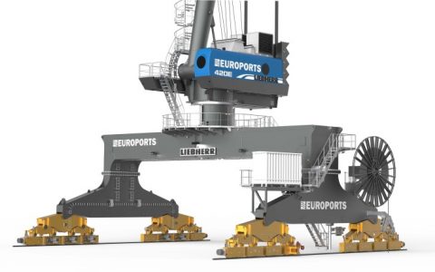 Euroports Germany boosts bulk handling capacity with new Liebherr crane
