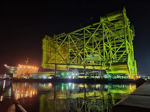 Roll Group plays its part in Seagreen superstructures loadout