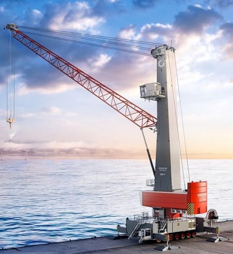 Italian terminal oders first Konecranes Gottwald Gen 6 mobile harbor crane