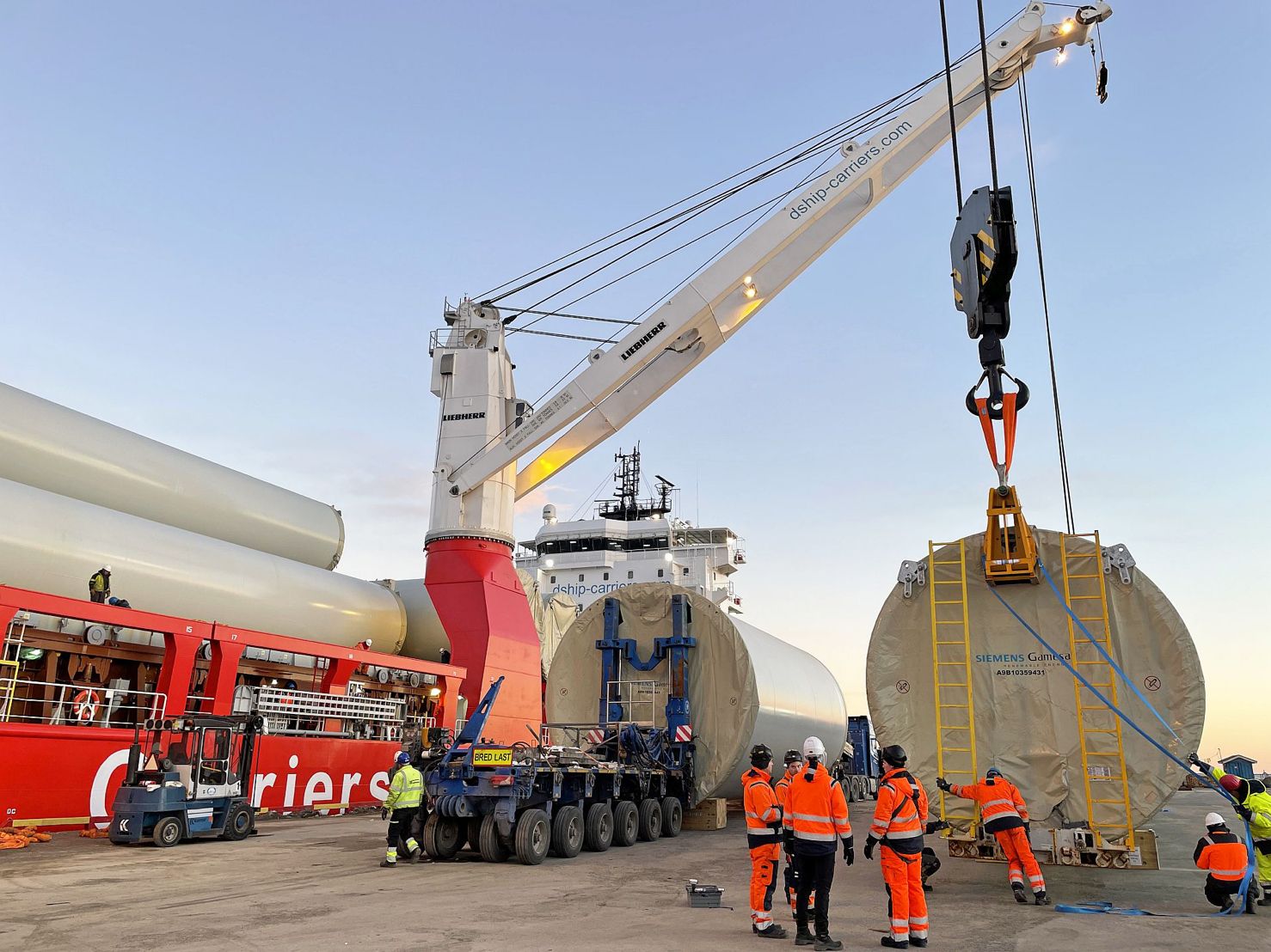 Brunsbüttel Ports starts Björnberget project cargo transport