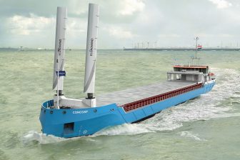 Conoship unveils wind-assisted general cargo ship design