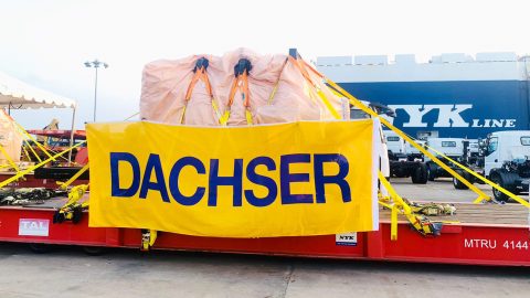 Dachser transports four wind turbine gearboxes across India