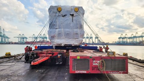 Megalift delivers 265-ton transformer for Malaysian power plant