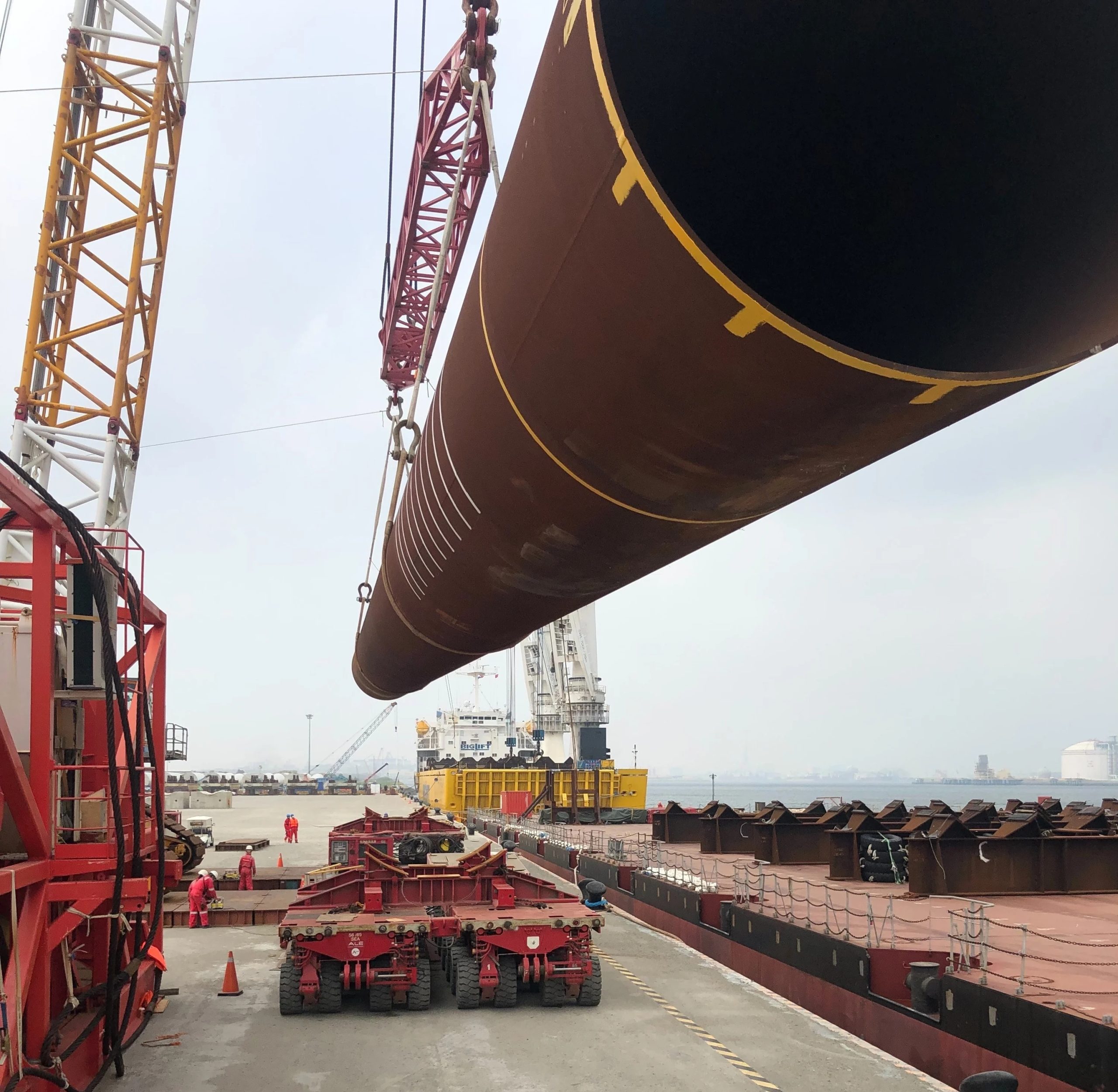 Mammoet-Giant move 333 pin piles for Greater Changhua 1 & 2a OWFs