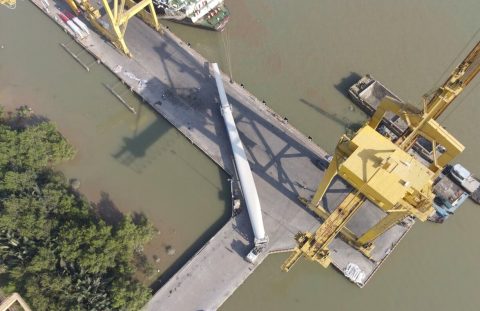 Hansa Meyer handles wind blades for two Vietnamese wind projects
