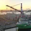 A look into Mammoet's reinstallation of Liebherr HLC onboard DEME's Orion