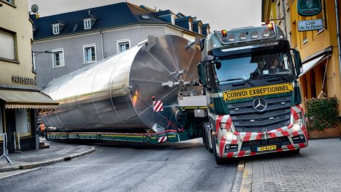 Bolk delivers storage tanks for a chemical plant in Luxembourg