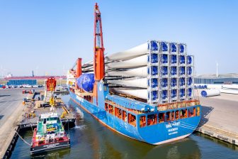 TMA Logistics handles Windplanblauw components at Port of Amsterdam