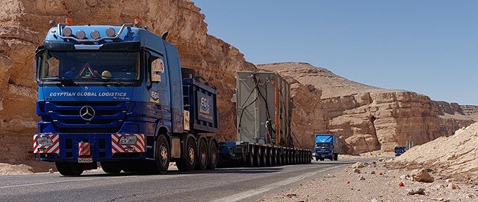 EGL hauls two 128-ton transformers 1,600-km across Egypt