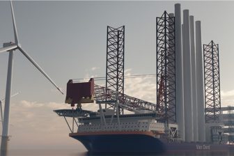 MacGregor cranes picked for Van Oord's wind turbine installation vessel