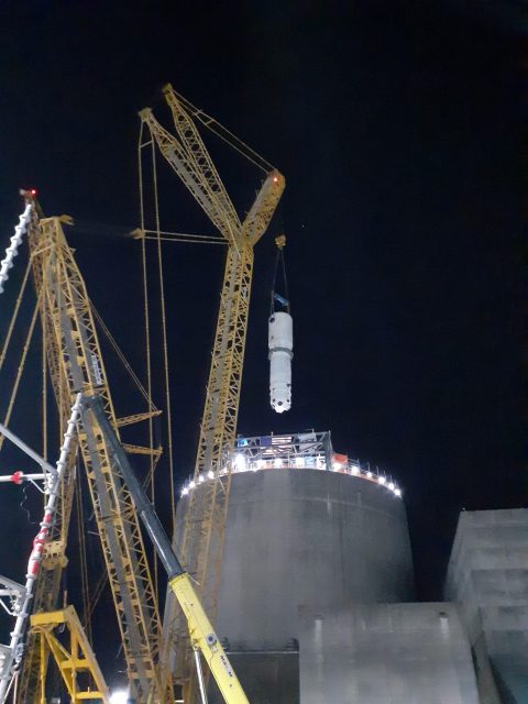 Sarens lifts heavy at Watts Bar nuclear plant in Tennessee