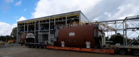 Fracht FWO moves gas boilers for New Czechnica CHPP