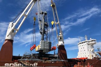 Spliethoff jumps in on Liebherr crane relocation in Australia