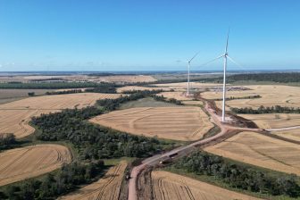 Dulacca's final wind turbine carried by AAL stands tall