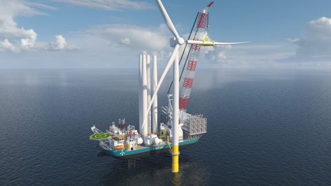 Havfram starts construction of its first offshore wind installation vessel