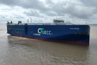 UECC receives third and final vessel in series of newbuild PCTC