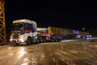 Collett moves bridge sections from Bolton to Halifax