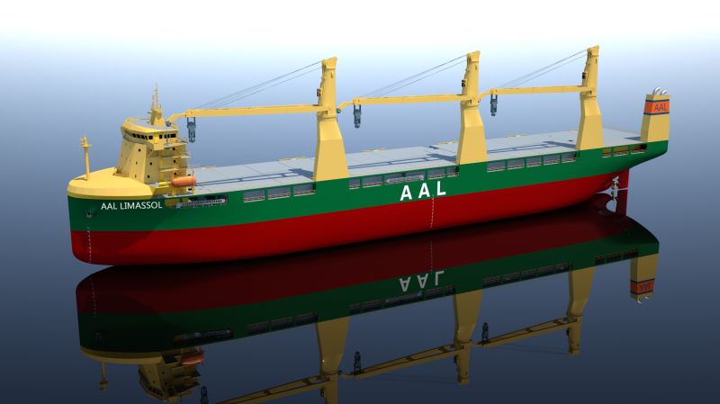AAL cuts steel for its first Super B Class MPP vessel, AAL Limassol