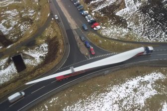First blades reach Viking wind farm in Shetland