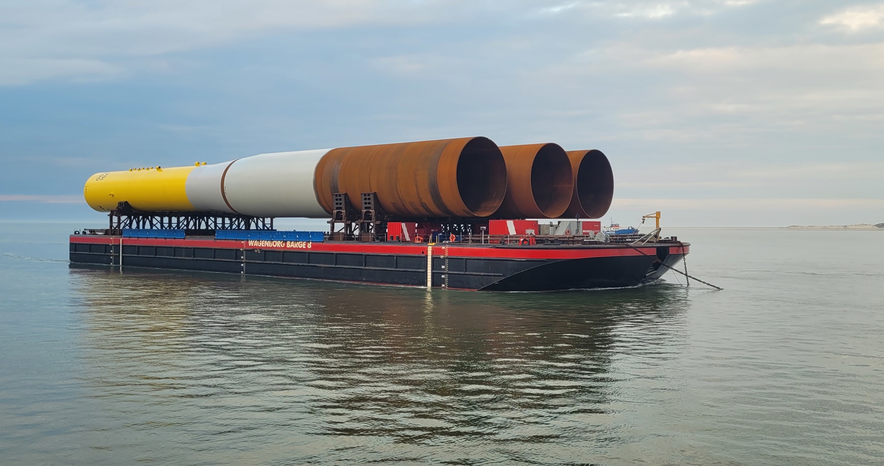 Monopile deliveries start for Gode Wind 3 and Borkum Riffgrund 3 wind farms