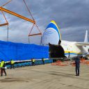Project cargo flown in for a German LNG import facility