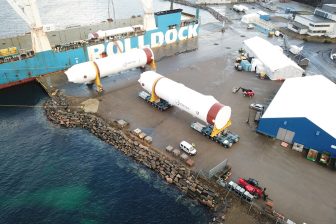 Northern Lights CCS project's dioxide tanks moved by Sarens