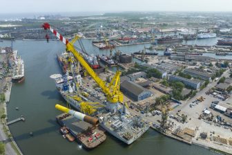 Les Alizés getting ready for its first job offshore Germany