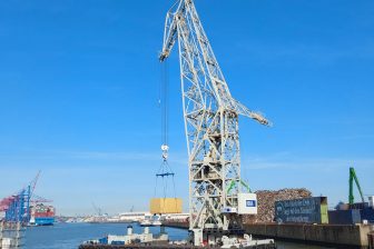 Saved by the floating crane