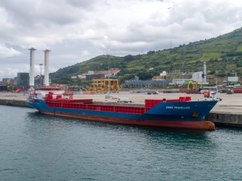 Largest fixed suction sails to date installed on a general cargo vessel