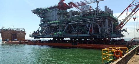 Mammoet loads out Shell's Whale FPU