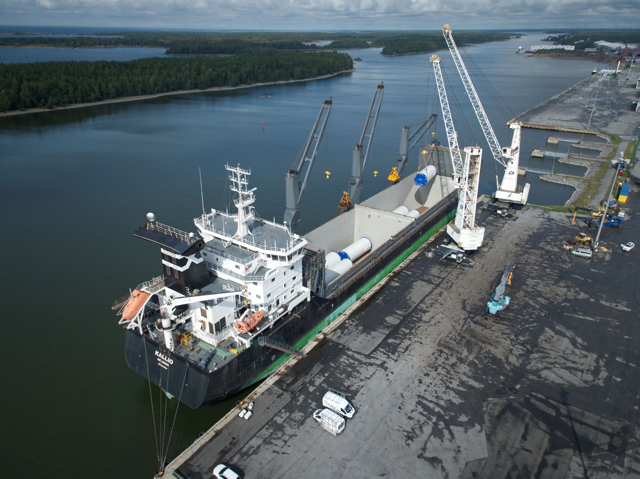 Wind projects spur expansion at Port of Kaskinen