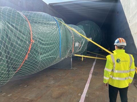 3PL deliver project cargo for a Swedish fertiliser plant