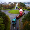 Heavy units head from Buckie Harbour to Rothienorman Substation