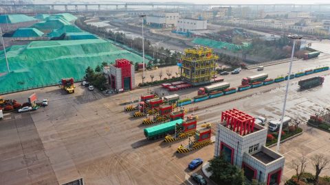 392 mt CO2 removal system moved across China