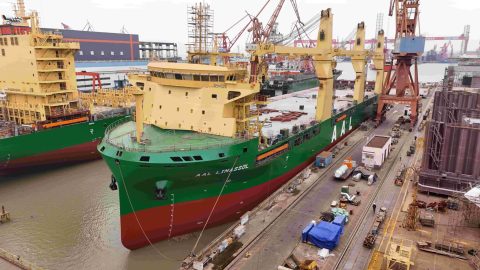 First Super B Class MPP hits the water in China