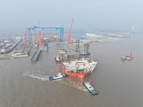 Cadeler's Wind Peak launched in China