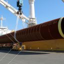 First load-out of Hai Long offshore wind farm pin piles complete