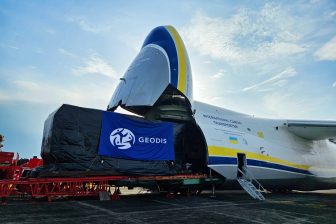 Logistics provider delivers oversized compressors on an Antonov AN-124