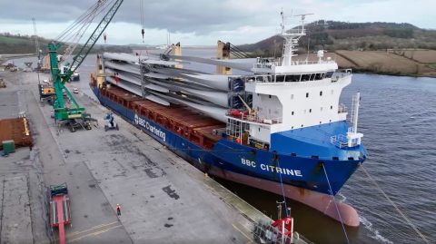 Port of Waterford receives Ireland's longest ever project cargo
