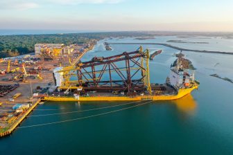 BigLift Shipping's heavy transport vessels move Fenix gas field project cargo