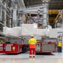Mammoet's electric-powered SPMTs spring into action at ITER