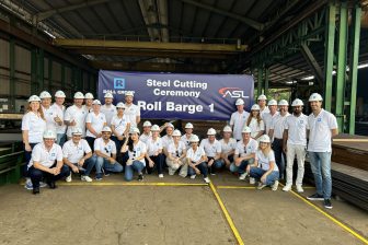 Roll Group cuts steel for its first heavy transport barge