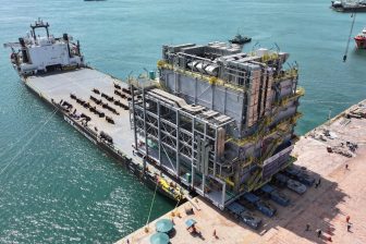 Wasco loads out 4,000-ton module from its newly built jetty