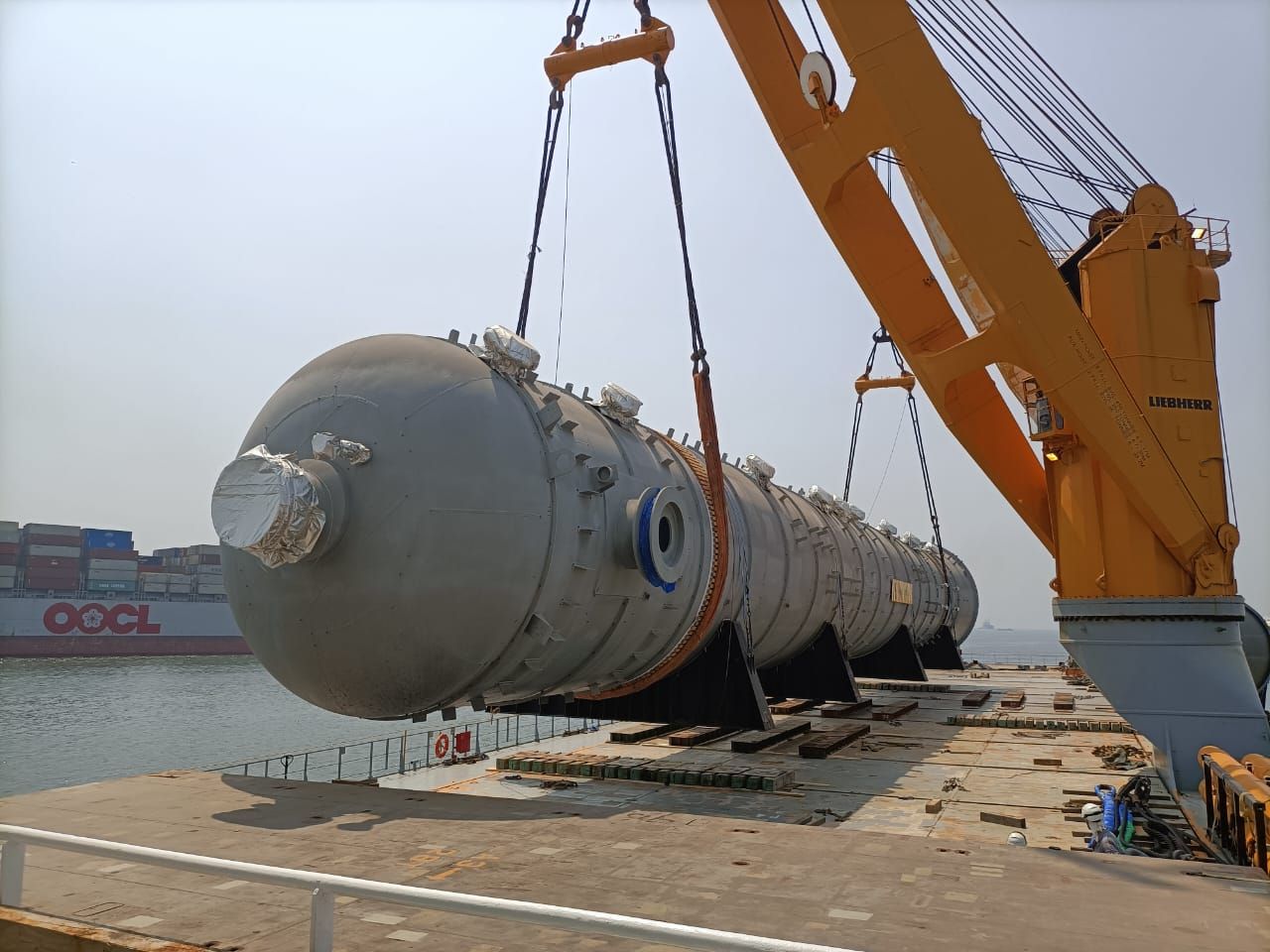 Sai Maritime coordinates heavy lifts and delivery in India